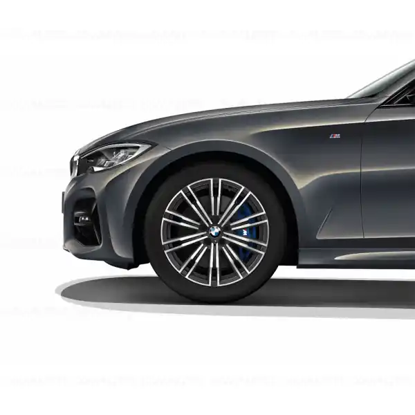 Chilipir Roată completă de iarnă - M Double Spoke 790M (bright turned) cu anvelopa Pirelli Winter Sottozero 3 r-f - HL 225/45R18 98H XL - BMW Seria 3 Touring G21 PHEV