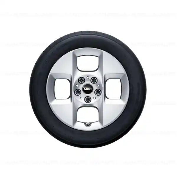 Roată completă de iarnă - 4 Square Spoke 955 cu anvelopa Bridgestone BLIZZAK LM005 - 195/55R16 91H XL - Mini F65/F66/F67 Cumpărături sigure