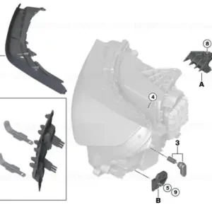 Vezi acum Suport fixare far dreapta - BMW Seria 5 G60 G61 G90 G99 M5