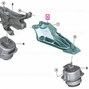 Suport motor, stanga - BMW X5 F15 - tip motor B47 Bestseller
