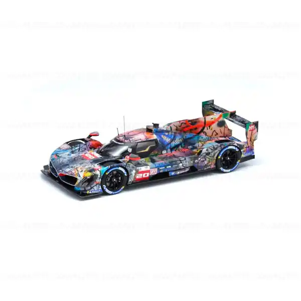 Miniatura BMW M Hybrid V8, rasina, model "24h Le Mans 2024", by Julie Mehretu - scara 1:18 Super ofertă